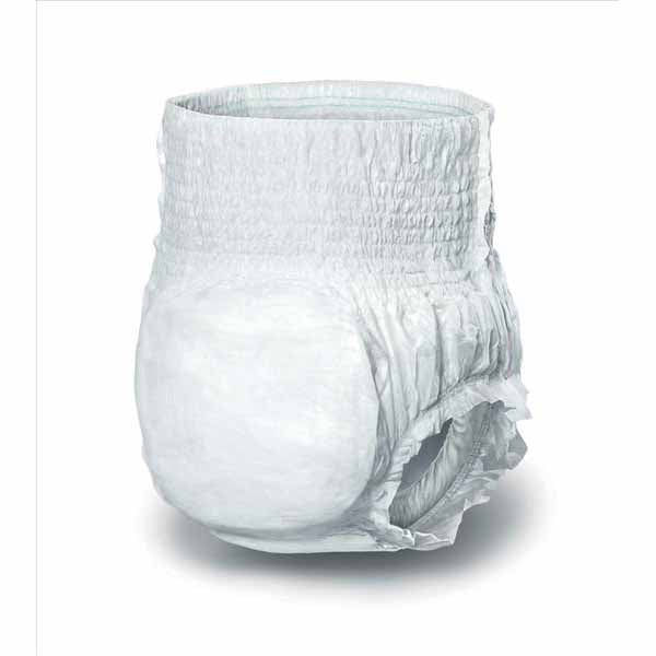 Overnight Protective Adult Underwear, White, Large (MSC53505H)