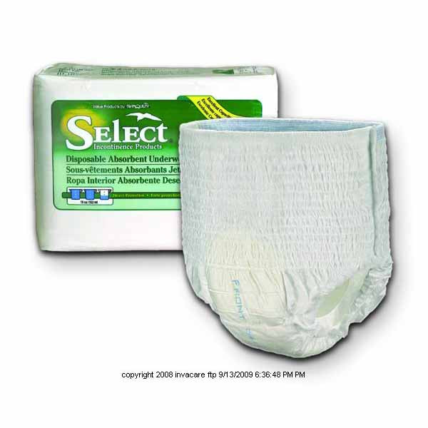 Select® Disposable Absorbent Underwear