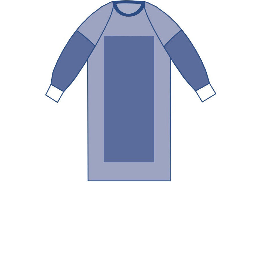 Gown Sirus Poly Reinforced Raglan Xxl Sterile