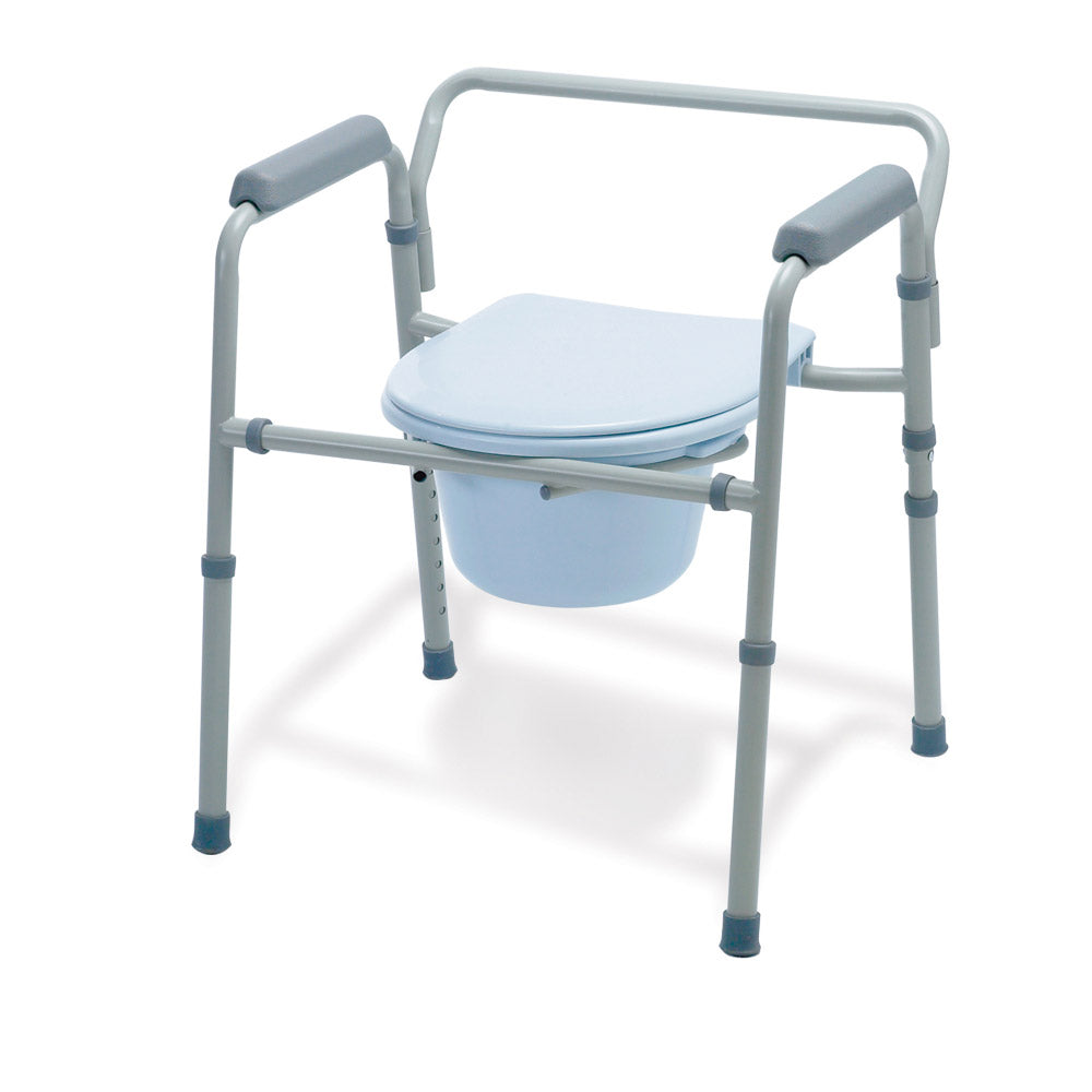 Commode 3 In 1 Steel Folding - G30213-1F - Medical Supply Group
