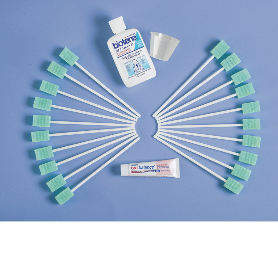 Kit Oral Care Extend 20 Swabs Mouth wash Mois