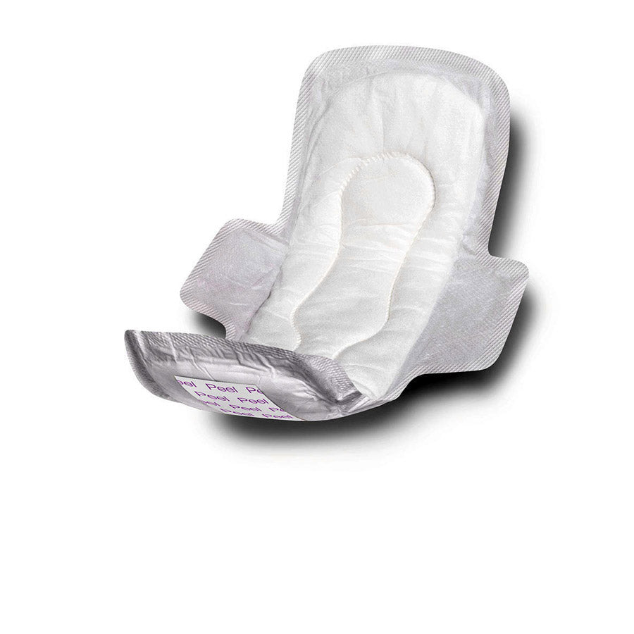 Sanitary Pads with Adhesive & Wings 11"