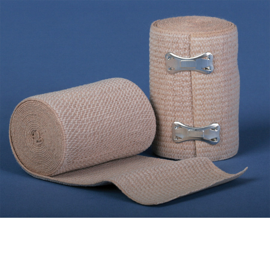 Bandage Elastic Soft-Wrap 4X5Yd Clips - MDS046004ZZ - Medical Supply Group